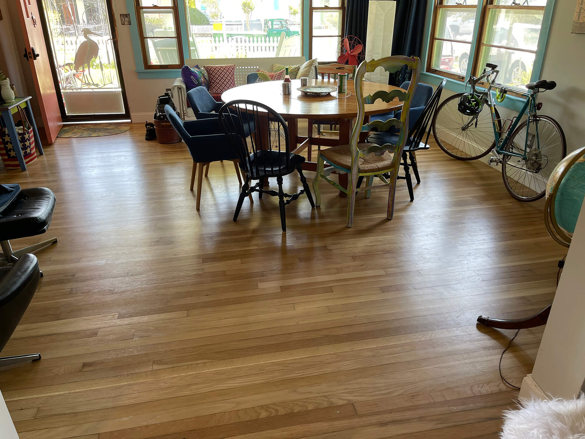 dining room hardwood flooring