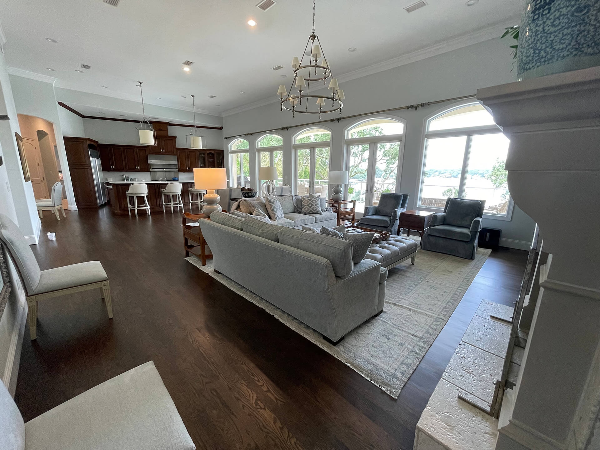 living room hardwood flooring Pensacola